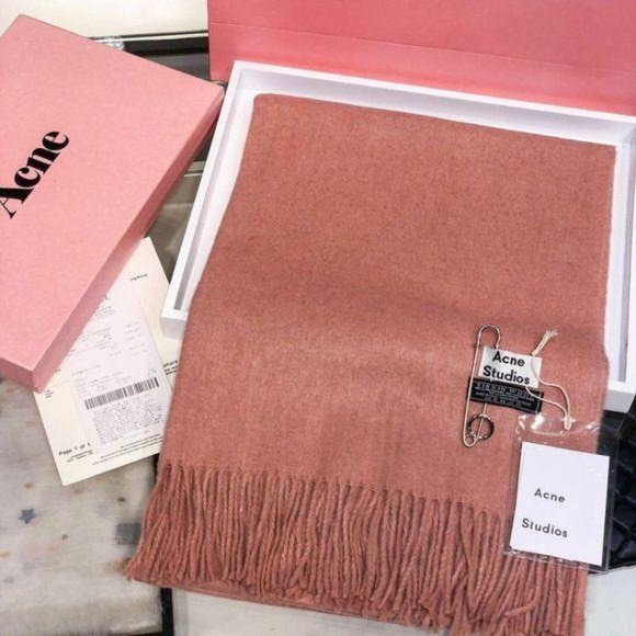 Acne studios Orange wool scarf